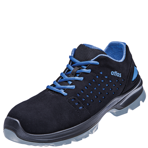 ATLAS HERREN BS 40 ESD O1 BERUFSSCHUH - BLACK | ROYAL BLUE ATLAS HERREN BS 40 ESD O1 BERUFSSCHUH - BLACK | ROYAL BLUE