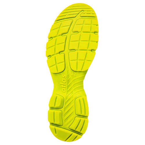 ATLAS HERREN MALOCHER 09 S1P SICHERHEITSSCHUH - BLACK | NEON-YELLOW