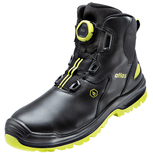 ATLAS HERREN BOA TITAN MID XR YELLOW XP SICHERHEITSSCHUH - BLACK | NEON-YELLOW ATLAS HERREN BOA TITAN MID XR YELLOW XP SICHERHEITSSCHUH - BLACK | NEON-YELLOW