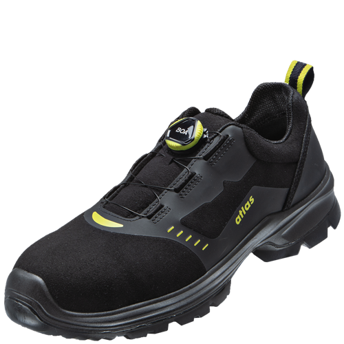 ATLAS HERREN BOA FORCE LOW S3 SICHERHEITSSCHUH - BLACK | NEON-YELLOW ATLAS HERREN BOA FORCE LOW S3 SICHERHEITSSCHUH - BLACK | NEON-YELLOW